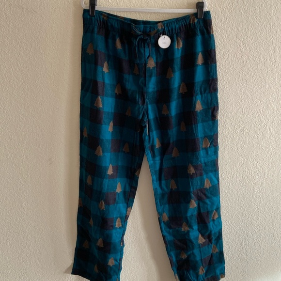 Falls Creek Men Christmas L 100% cotton pj pants and pants with elas - Picture 2 of 7